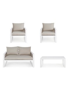 SALOTTO CAPTIVA BIANCO CON CUSCINI su TreG Ingrosso
