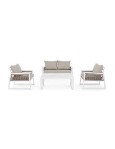 SALOTTO CAPTIVA BIANCO CON CUSCINI su TreG Ingrosso
