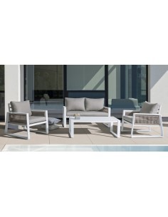 SALOTTO CAPTIVA BIANCO CON CUSCINI su TreG Ingrosso