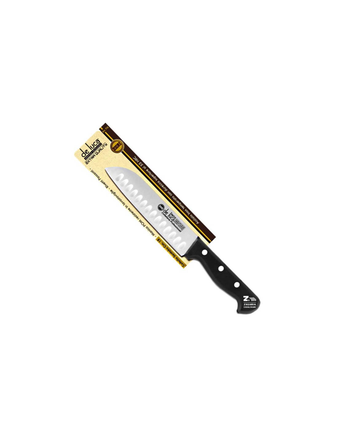 GOLD COLTELLO SANTOKU 18CM INOX