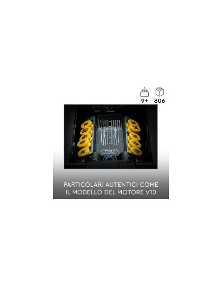 LEGO Technic Lamborghini Huracán Tecnica, Modellino di Auto da Costruire, 42161