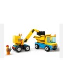 CITY 60391 CAMION DA CANTIERE E GRU CON PALLA DA DEMOLIZIONE su Tre...