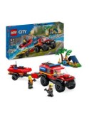 Lego City fuoristrada anticendio e gommone di salvataggio 60412