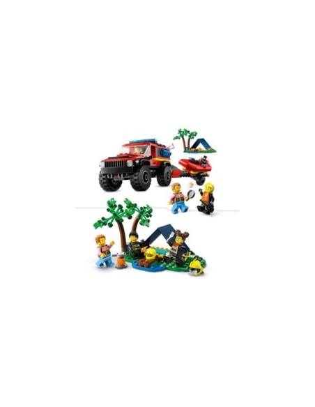Lego City fuoristrada anticendio e gommone di salvataggio 60412