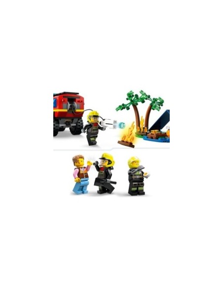 Lego City fuoristrada anticendio e gommone di salvataggio 60412