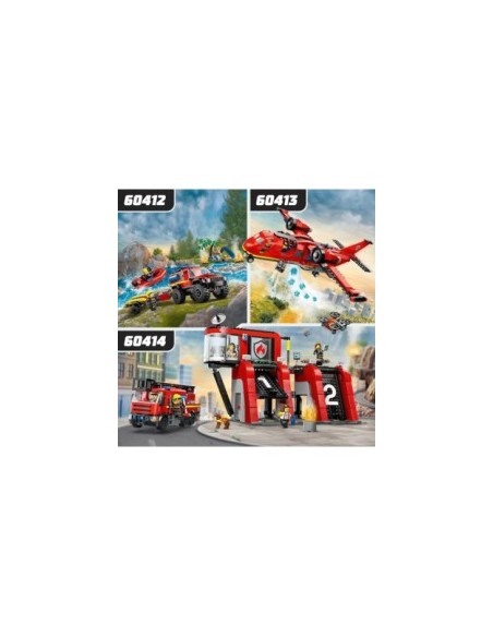 Lego City fuoristrada anticendio e gommone di salvataggio 60412
