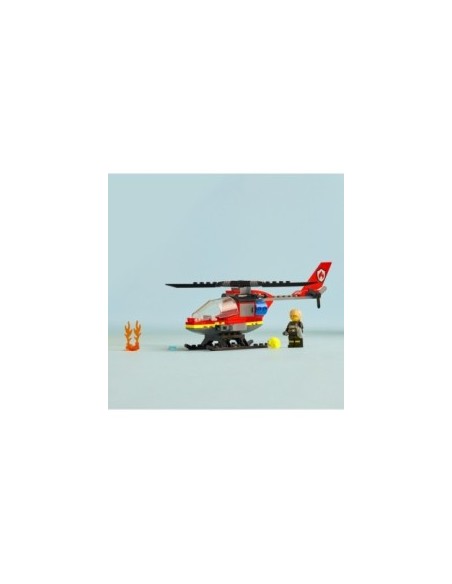 Lego city  elicottero dei pompieri 60411