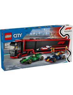 CITY 60445 AUTOTRASPORTATORE F1 CON MONOPOSTO RB20 E AMR24