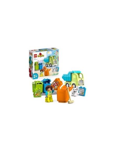 DUPLO 10987 CAMION RICICLAGGIO RIFIUTI su TreG Ingrosso
