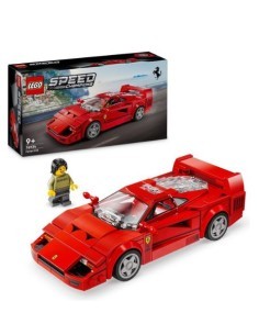 LEGO Speed Champions Ferrari F40 76934, Modellino Supercar da Costruire, Auto da Collezione, Minifigure Pilota