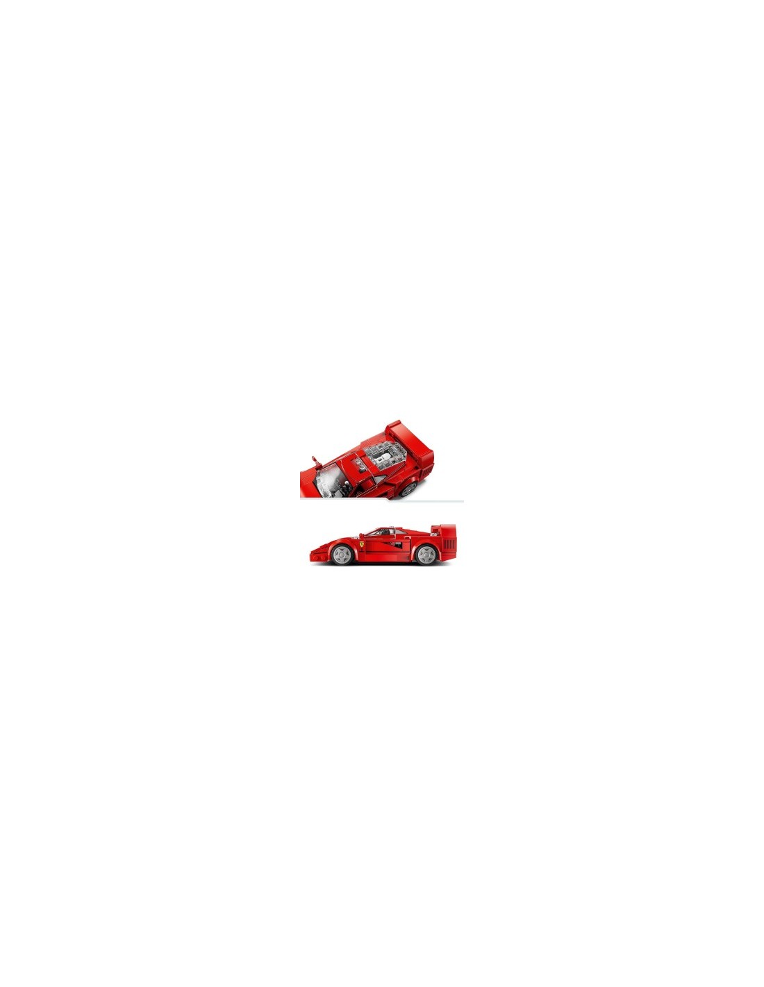 LEGO Speed Champions Ferrari F40 76934, Modellino Supercar da Costruire, Auto da Collezione, Minifigure Pilota