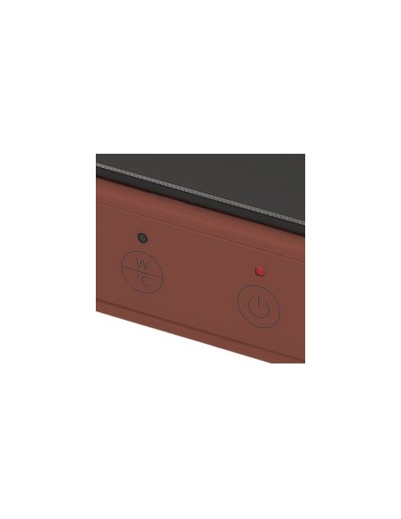 Tognana Iridea piastra elettrica ad induzione 200-2000W colore Rosso Mela