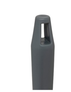 5five Spazzola in gomma grigia, spazzola lunga h33,5 cm, accessori per la casa, pulizia, utensile cucina, spazzola durevol