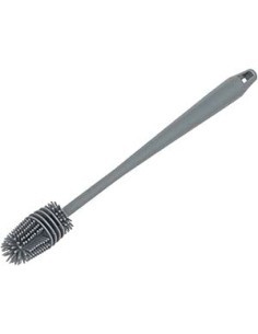 5five Spazzola in gomma grigia, spazzola lunga h33,5 cm, accessori per la casa, pulizia, utensile cucina, spazzola durevol