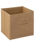 Cestino in vimini Mix N Modul, organizer quadrato, cesto portaoggetti, contenitore naturale, arredo casa, 31x31 cm