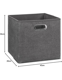 PORTAOGGETTI 138885D 31X31CM GRIGIO su TreG Ingrosso