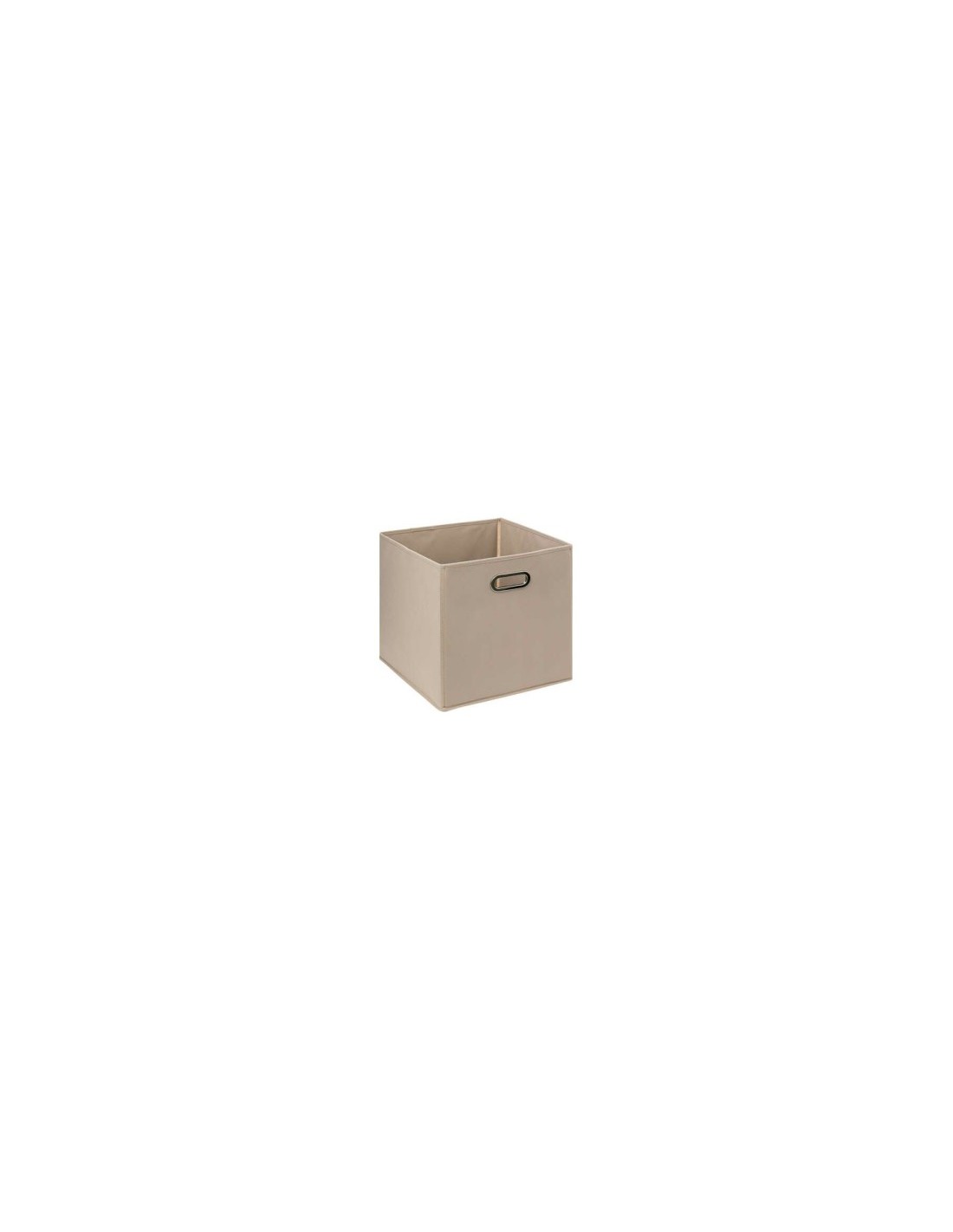 5 Five Caja Organizadora, contenitore in tessuto, colore grigio scuro, organizer per scaffali, 31x31 cm, salvaspazio