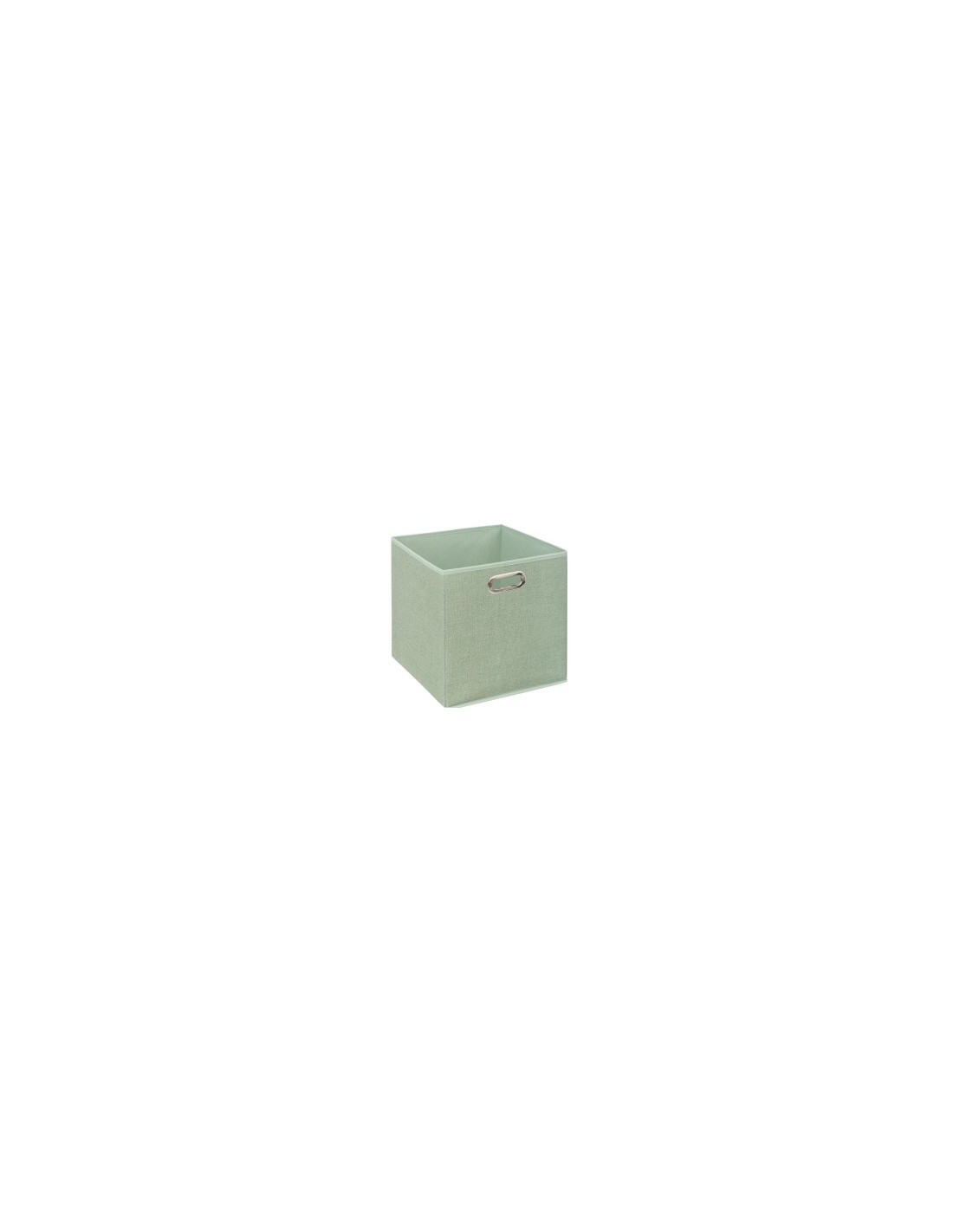 Scatola RGMT 31x31, contenitore portaoggetti, verde salvia, organizer salvaspazio, pieghevole, per casa, armadio