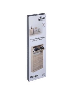 Scarpiera 3 Cassetti Bianco in Legno, 60x23x118 cm – Salvaspazio Elegante