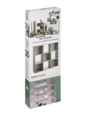 SCAFFALE 9 SCOMPARTI 100X32X100CM NATURALE su TreG Ingrosso