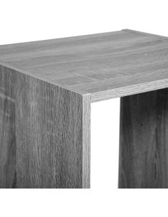 SCAFFALE GRIGIO 4 PIANI 34X32X134CM su TreG Ingrosso