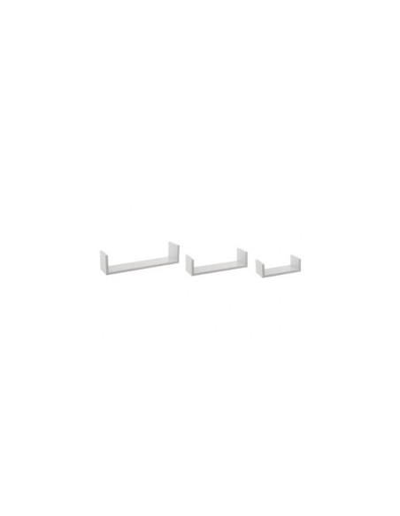 SET 3 MENSOLE PARETE 138955B BIANCHE su TreG Ingrosso
