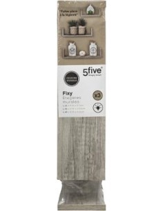 SET 3 MENSOLE PARETE GRIGIO su TreG Ingrosso