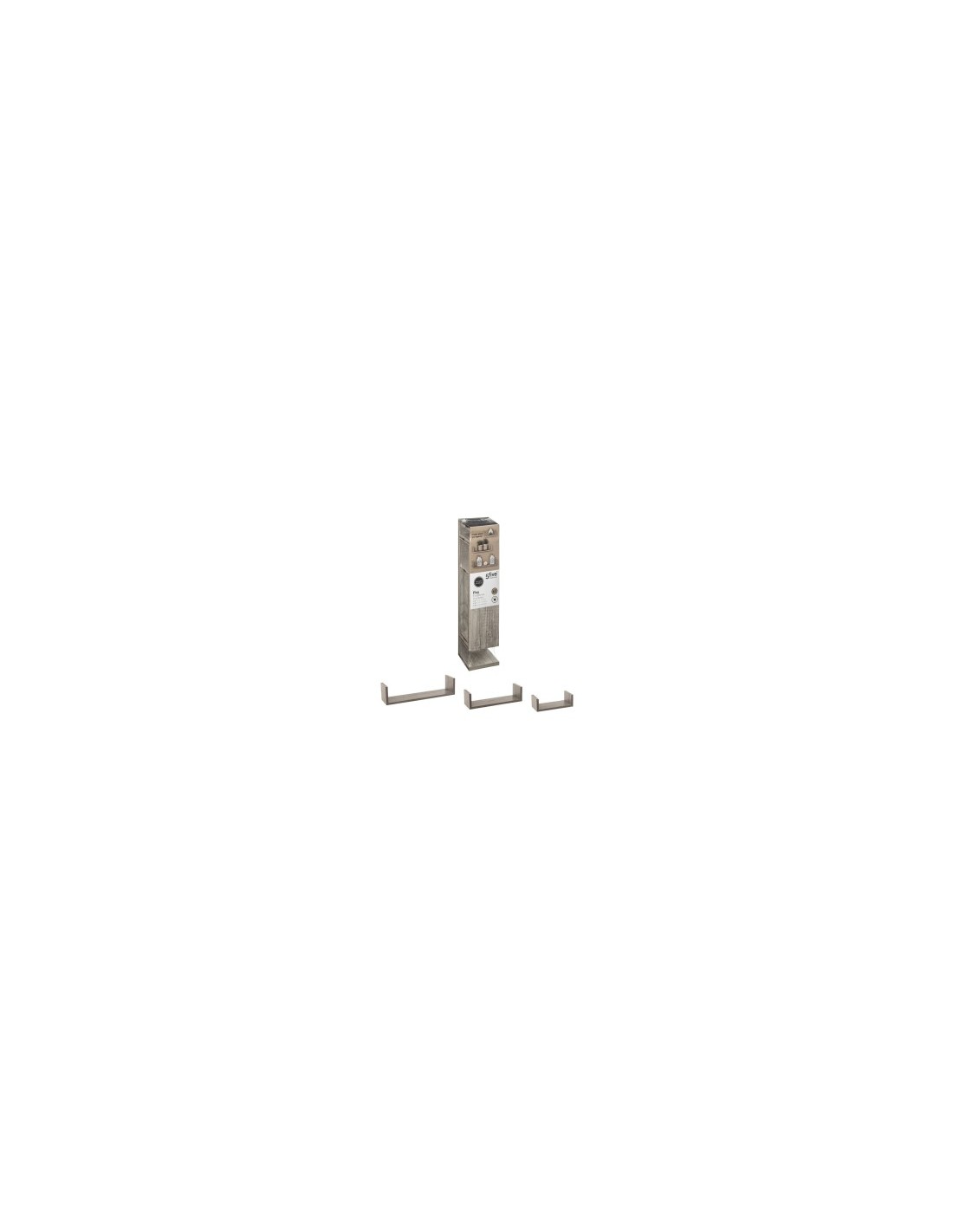 SET 3 MENSOLE PARETE GRIGIO su TreG Ingrosso