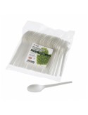 CONFEZIONE 50 CUCCHIAI BIODEGRADABILI 16CM LEONE SRL