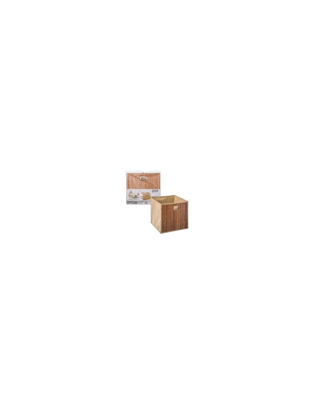 PORTAOGGETTI 31X31CM BAMBOO NATURALE su TreG Ingrosso