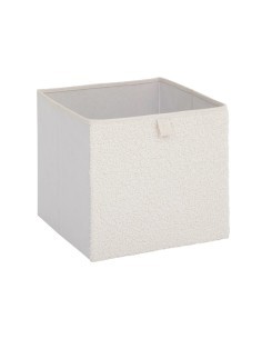Scatola Portaoggetti Mix N Modul 31x31cm, bouclette bianca, organizer salvaspazio