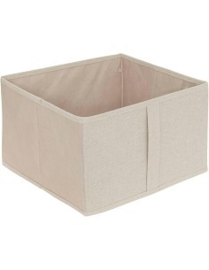 Scarpiera Groomy 6 scomparti con cestino 127x30cm, organizer beige, porta scarpe salvaspazio, armadio