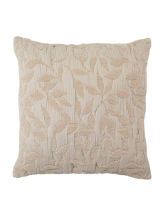 CUSCINO 209104A LETHO 50X50CM BEIGE POLIESTERE