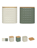 BARATTOLO 209247 SENSIA ASSORTITO METALLO/BAMBOO 11X11X12CM