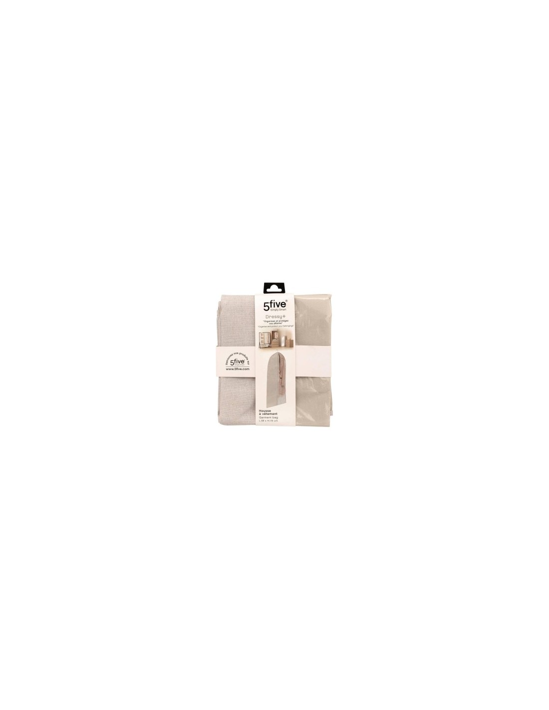 Borsa per indumenti Groomy, 115x58 cm, contenitore abiti, protezione tessuti, 5 Five Simply Smart, organizer salvaspazio