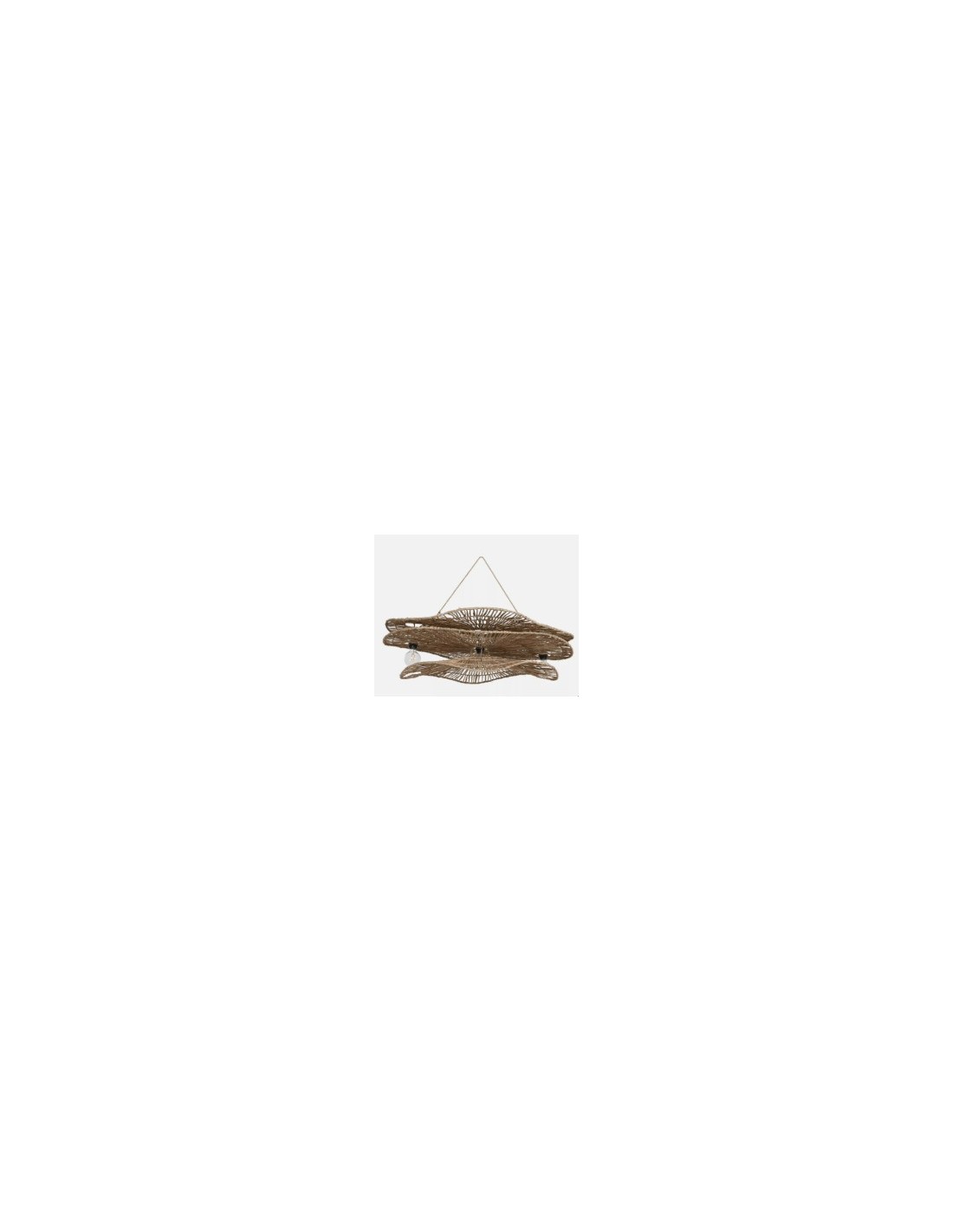 LAMPADARIO LA217884 FIBRA NATURALE 112X29X50CM