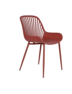 SEDIA MB211968 TERRACOTTA 57X50X81CM METALLO/POLIPROPILENE