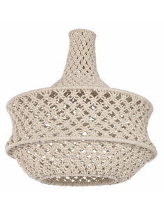 PARALUME LA212316 MACRAME 40X40X42CM NATURALE