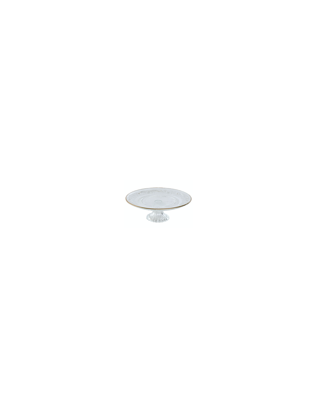 ALZATA PC212525 VETRO 23X8CM TRASPARENTE