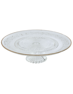 ALZATA PC212523 VETRO 33X9CM TRAPSARENTE