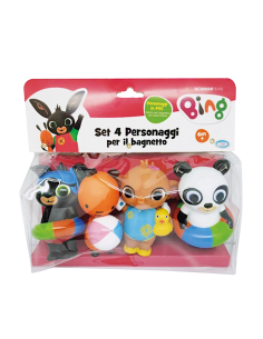 BING 48701 SET BAGNETTO 4 PERSONAGGI
