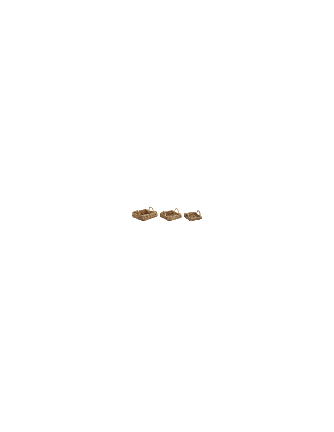 VASSOIO BD217460 2 MIS FIBRA/LEGNO NATURALE