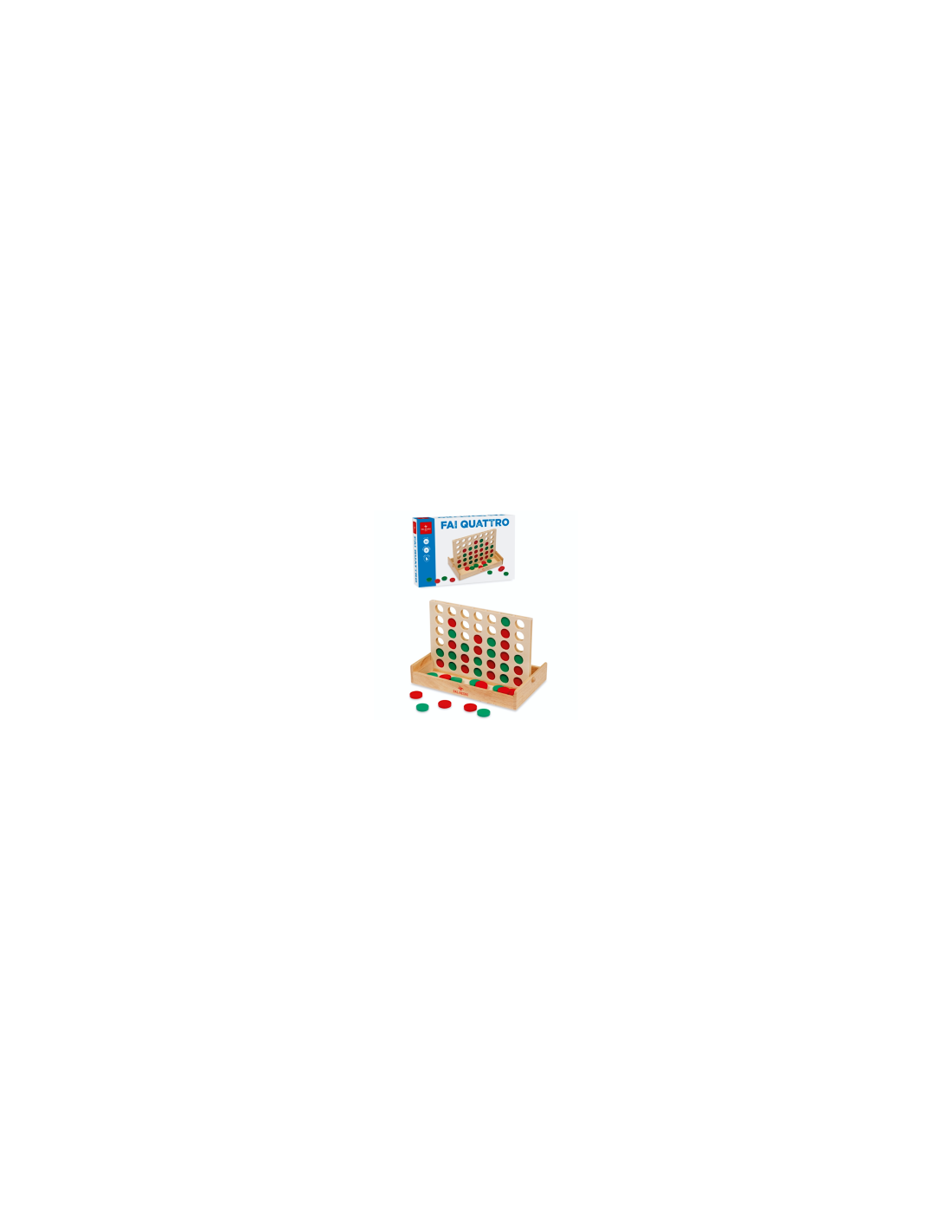 GIOCO LEGNO 053584 FAI QUATTRO