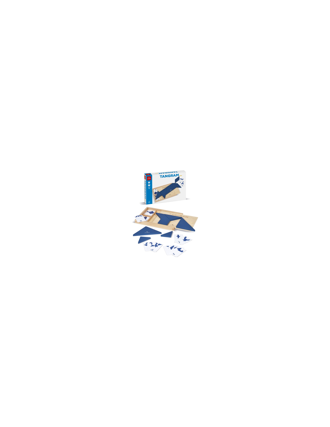 GIOCO LEGNO 054149 TAGRAM BLU