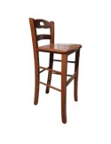 SGABELLO SNACK F2097 MASSELLO NOCE su TreG Ingrosso