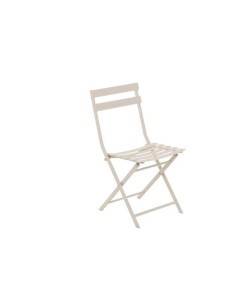 Sedia Pieghevole Hespéride Greensboro Clay, Metallo, Esterno, Resistente, Anticorrosione, Argilla, Comoda, Leggera