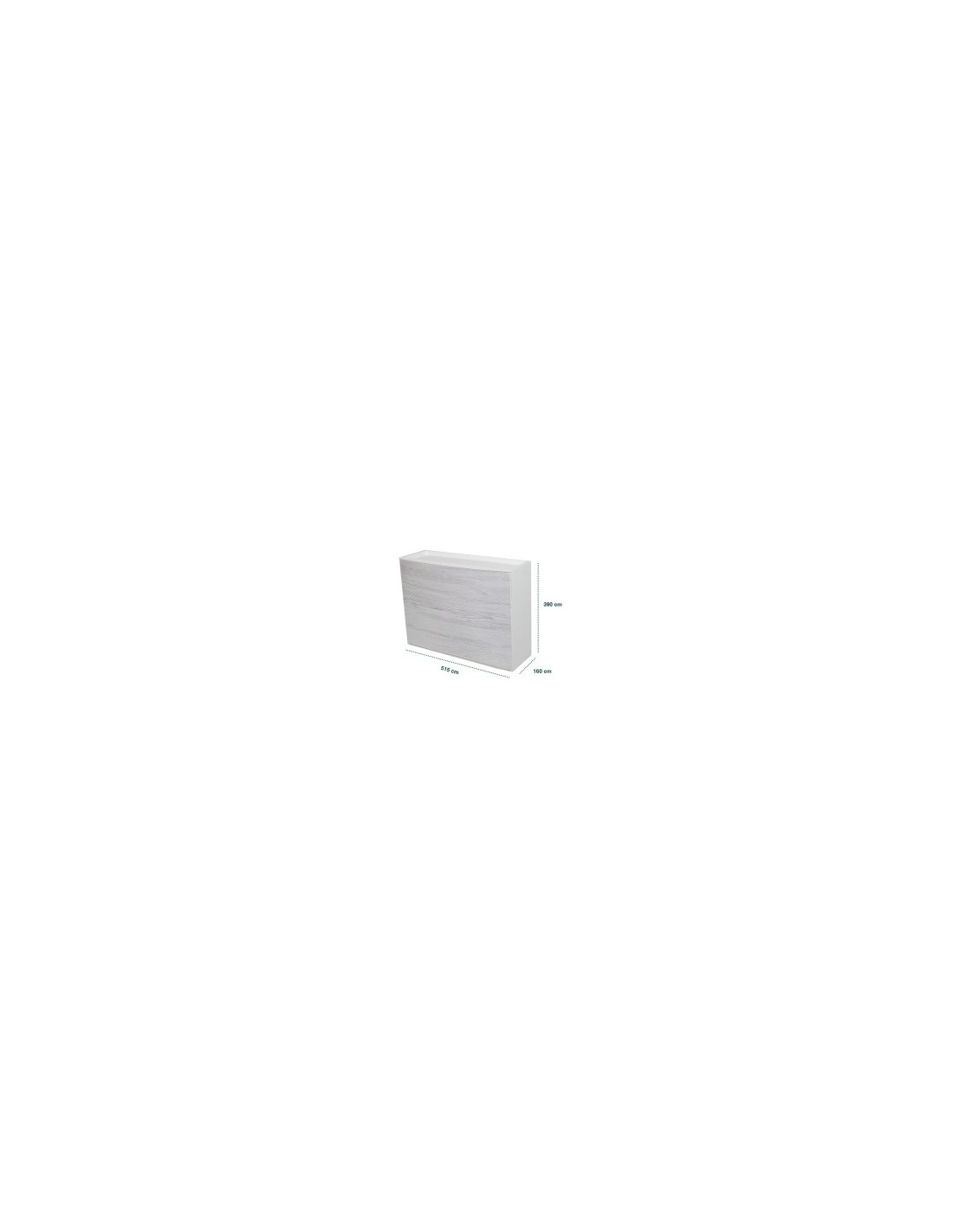 SCARPIERA BF30720 SCARPI' BIANCO 39X17X51CM su TreG Ingrosso