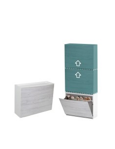 SCARPIERA BF30720 SCARPI' BIANCO 39X17X51CM su TreG Ingrosso