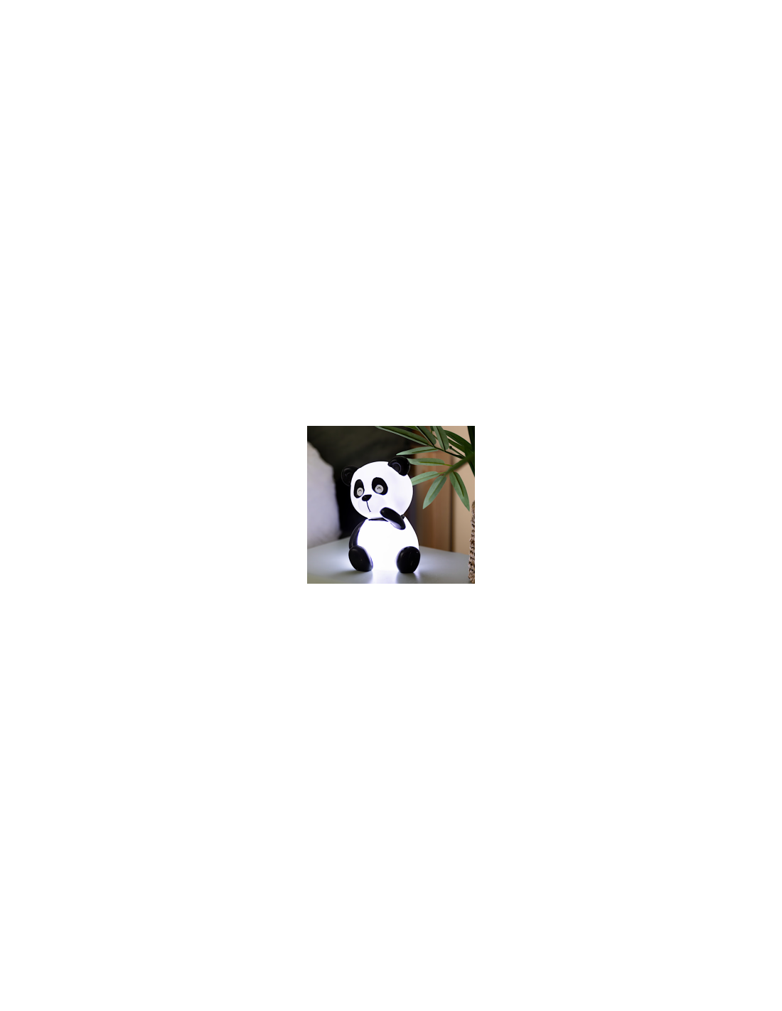 LUCE NOTTURNA 127135A PANDA 10X14CM PVC