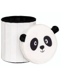 POUF CONTENITORE 203890A PANDA 30X36CM MDF